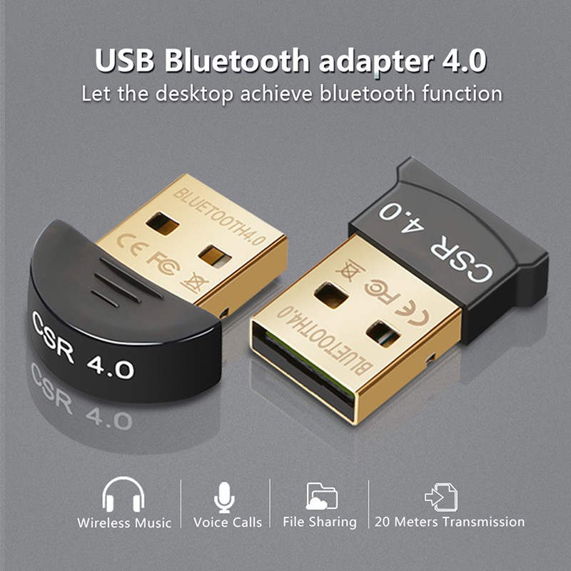 Usb Bluetooth Csr 4.0 - Bổ Sung Bluetooth Cho Máy Tính -Dc484