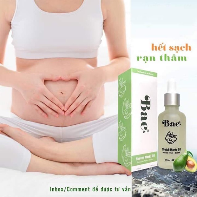 Dầu Cho Rạn Da Sau Sinh Bae 50ml - Mẫu mới