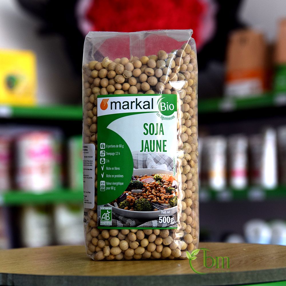 Đậu Nành Soy Beans Hữu Cơ 500g -  Markal