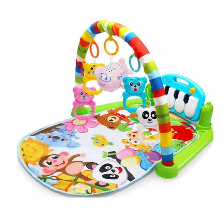 Carpet lying play play music for baby (random color delivery)