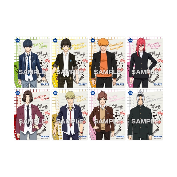 Thẻ Blue lock Thẻ nhân phẩm random Gói clear card vol 2