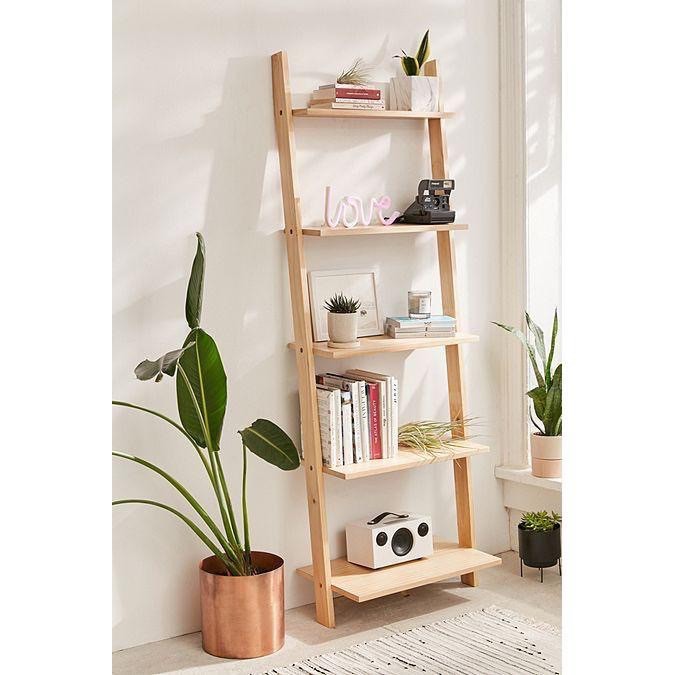 Thang Gỗ Decor Kệ Treo Quần Áo Phong Cách hàn Quốc