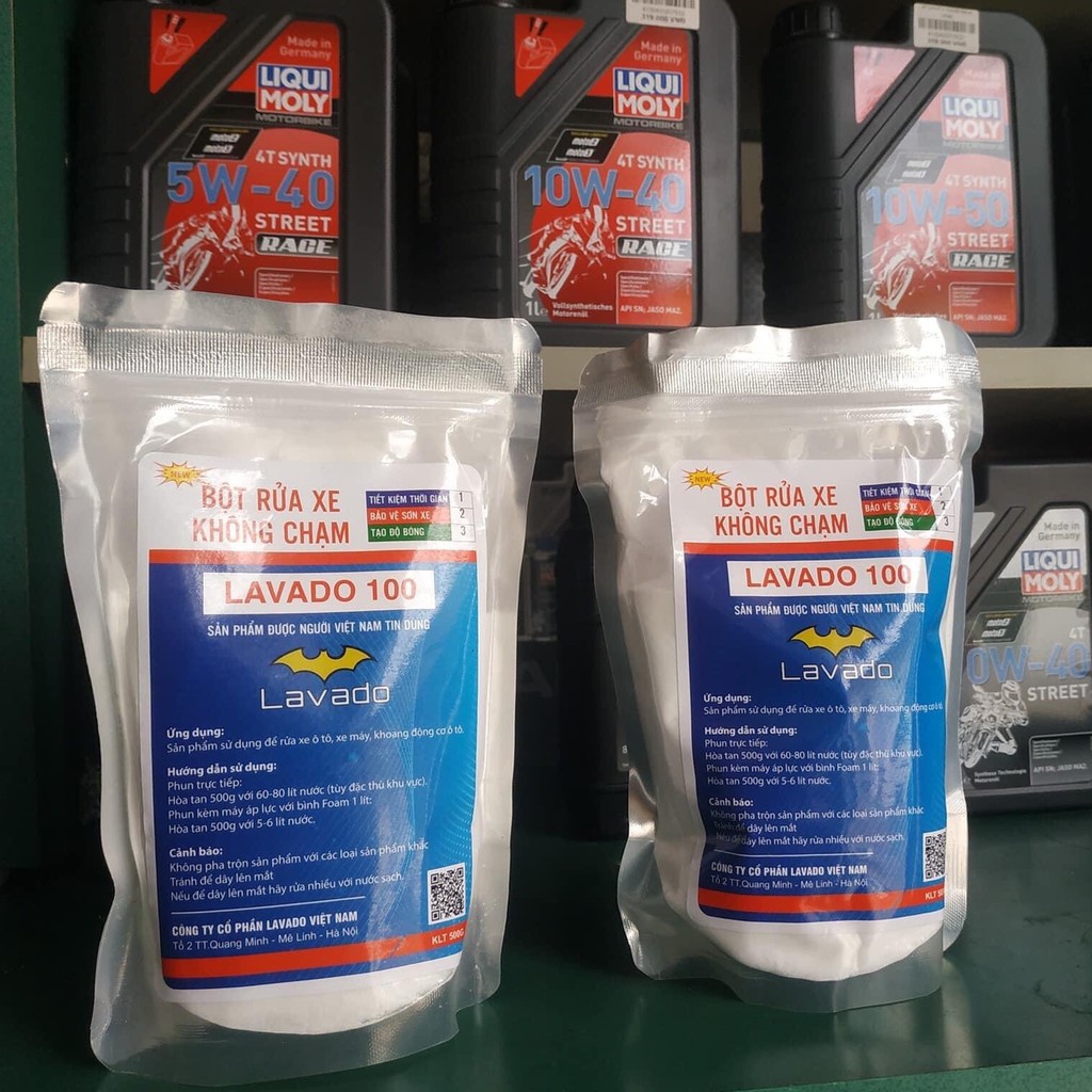 Bột Rửa Xe Không Chạm Lavado 100 Loại Siêu Đậm Đặc