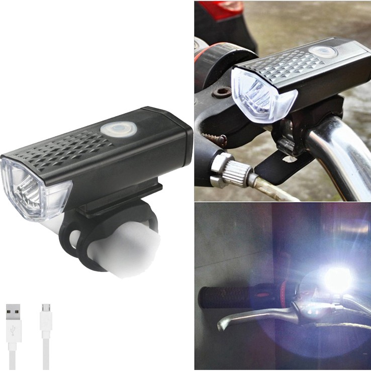 Đèn pin sạc gắn xe đạp