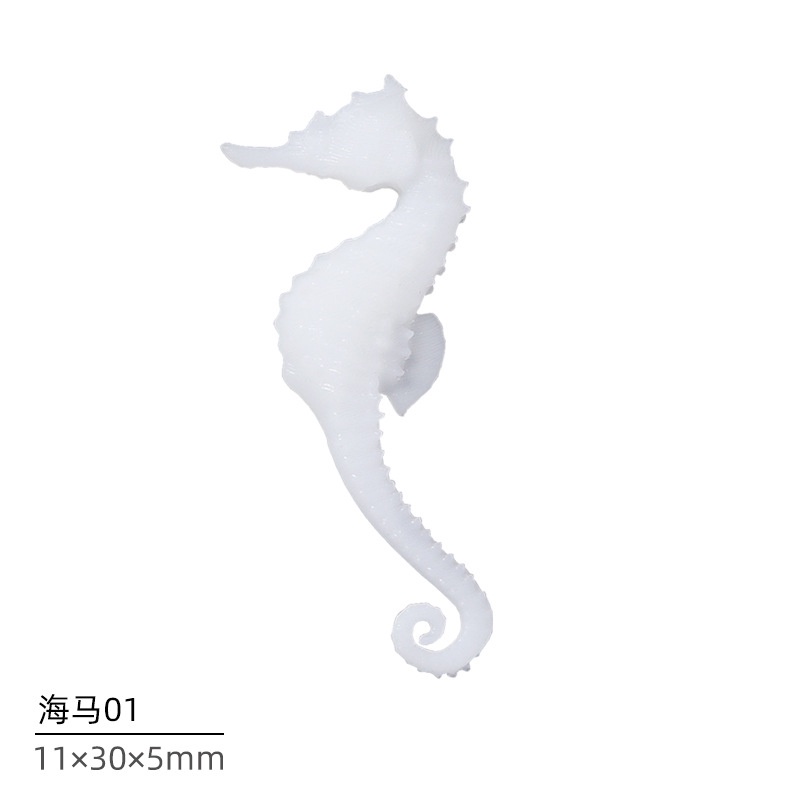 Mô hình cá đuối, rùa, cá ngựa 3D trang trí resin