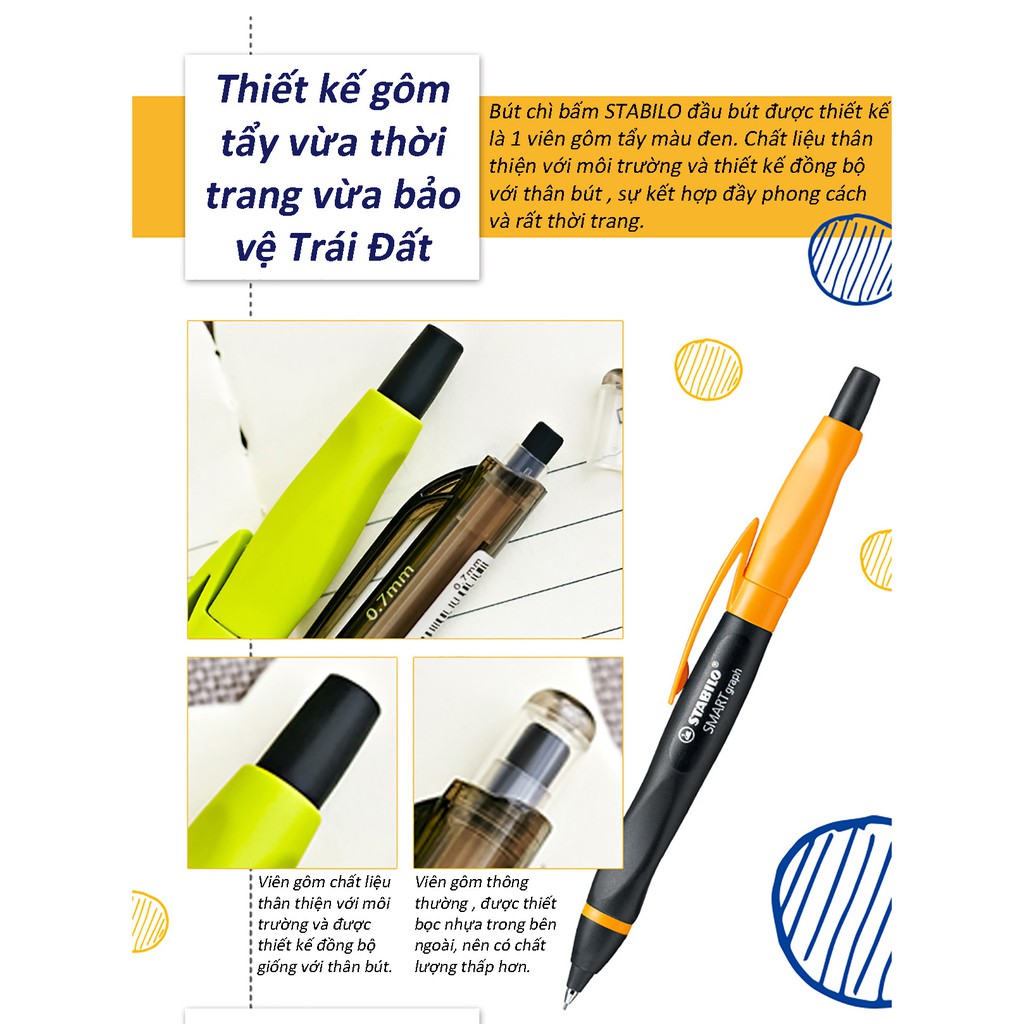 Bút chì bấm STABILO SMARTgraph 0.5