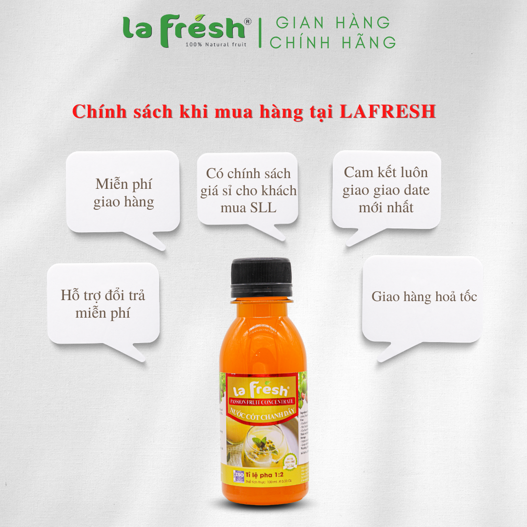 Nước cốt Chanh dây Lafresh chai 100ml