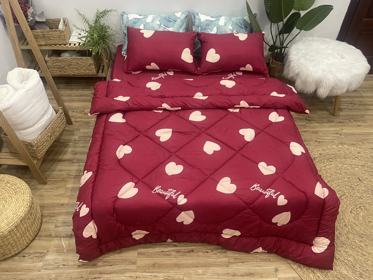 Chăn phao siêu nhẹ cực ấm 1m8x2m mẫu doremon ôm đàn