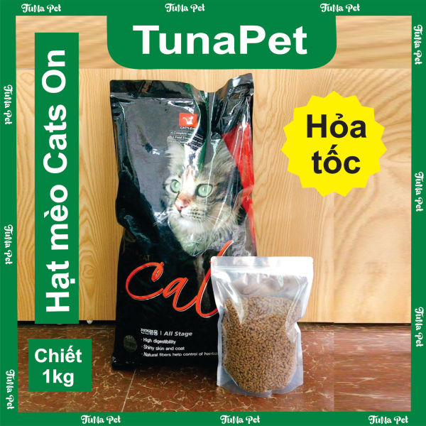 [Túi chiết 1kg] Thức ăn hạt cho mèo cateye Hàn Quốc dành cho mọi lứa tuổi