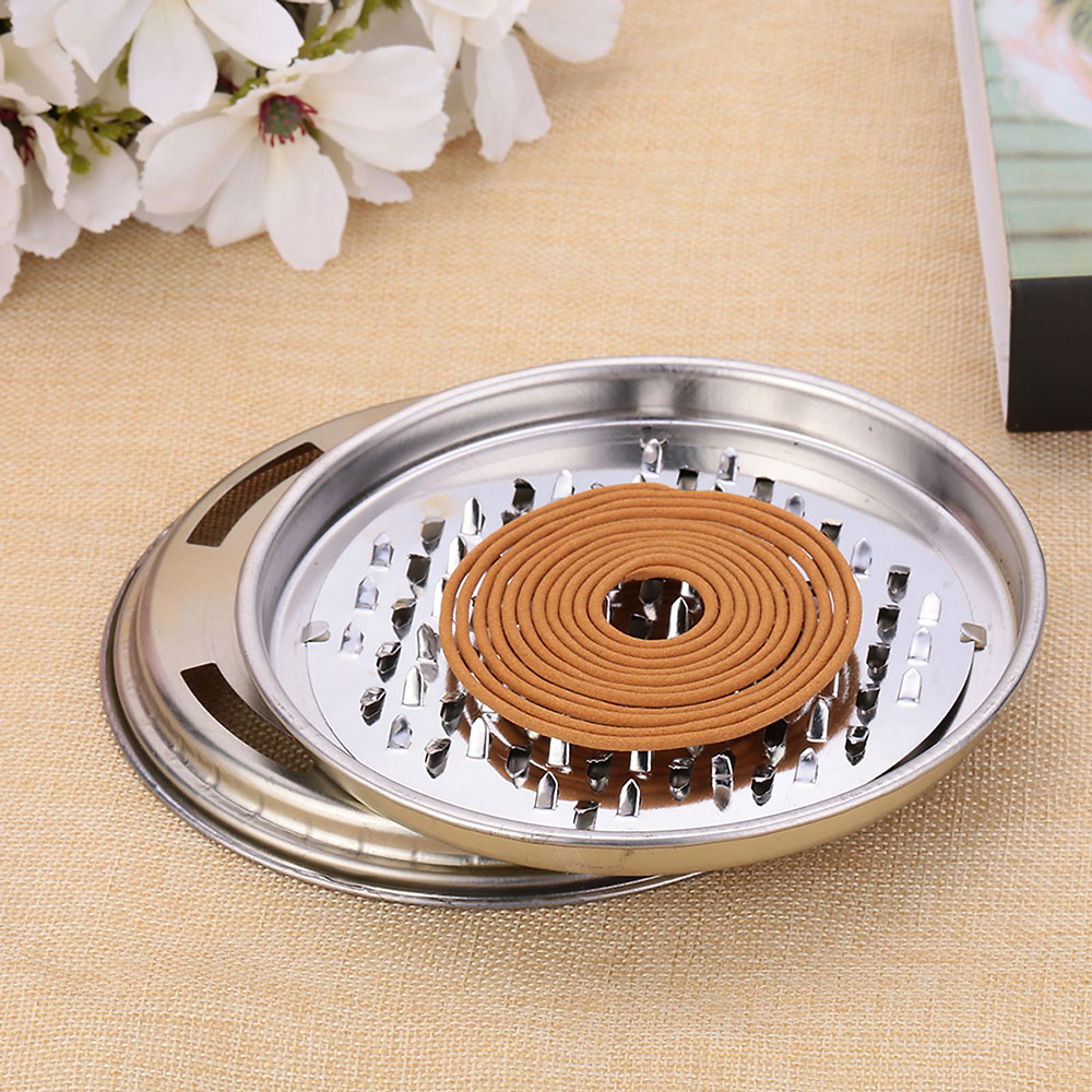 C3 - Hộp đốt hương muỗi có nắp đậy kim loại tiện ích