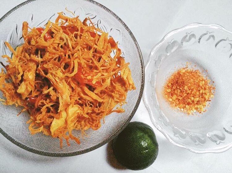 200gr khô gà xé cay MM