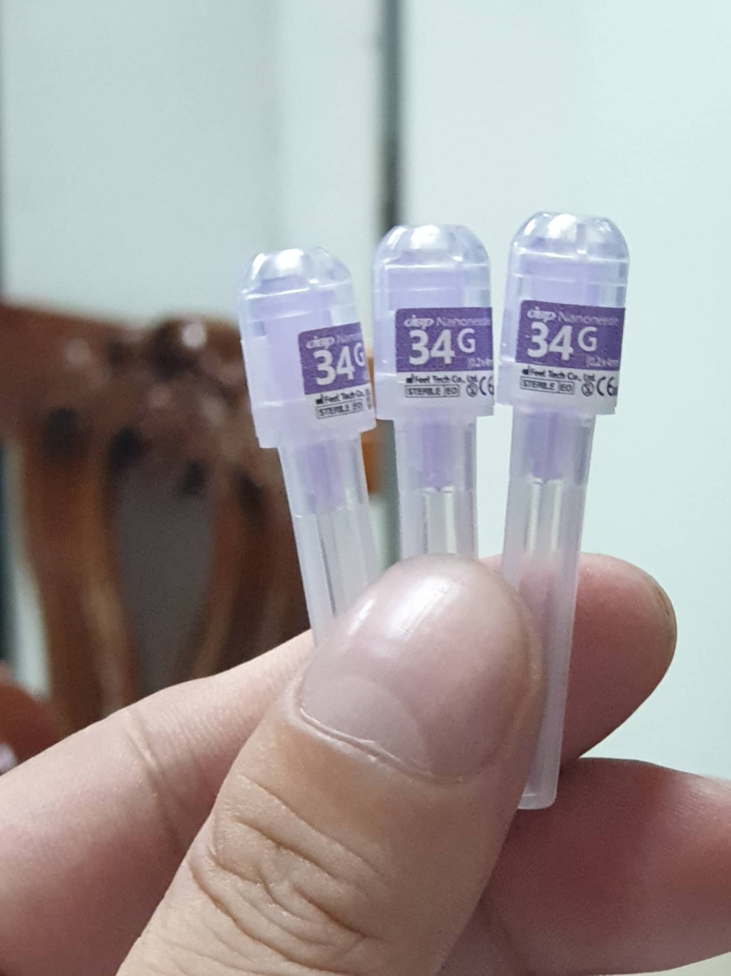 [HCM]Đầu kim meso nano 34G JBP kim tím nanoneedle siêu mỏng & nhỏ chuyên dùng tiêm tinh chất 4mm 6mm 8mm ( tiêm căng bóng )