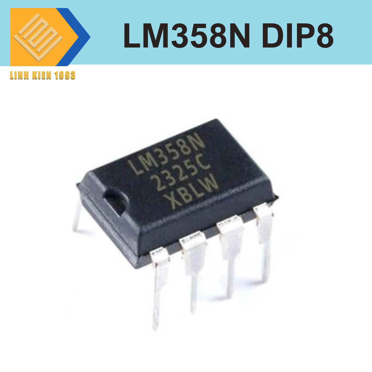 IC Khuếch Đại Thuật Toán LM358N DIP8