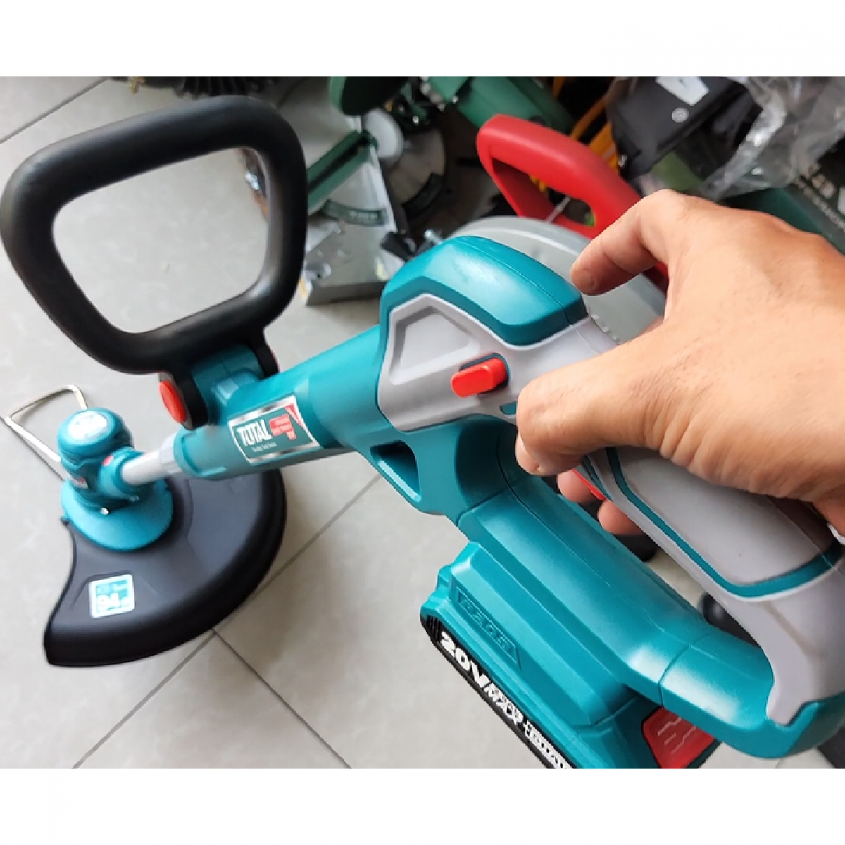 Máy cắt cỏ dùng pin Lithium 20V( miễn phí ship )