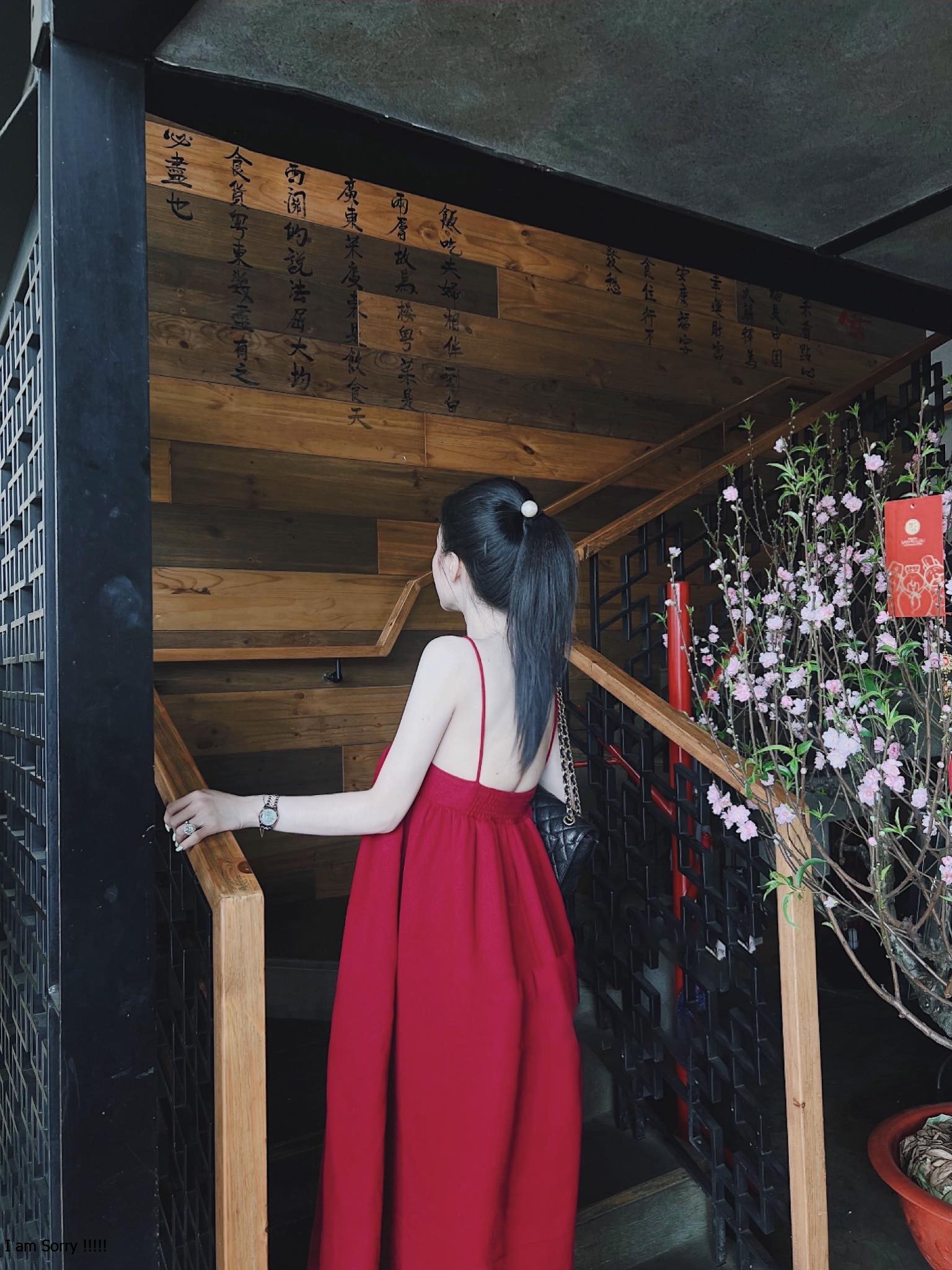 váy 2 dây đỏ xinh xỉu