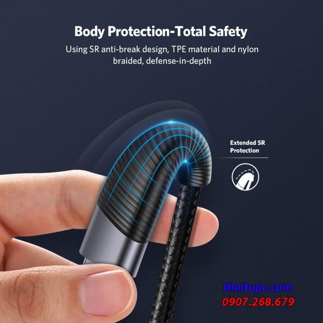 Cáp USB to USB-C Data Cable 3A Alunimum Alloy, Dài 2m - UGREEN 60206