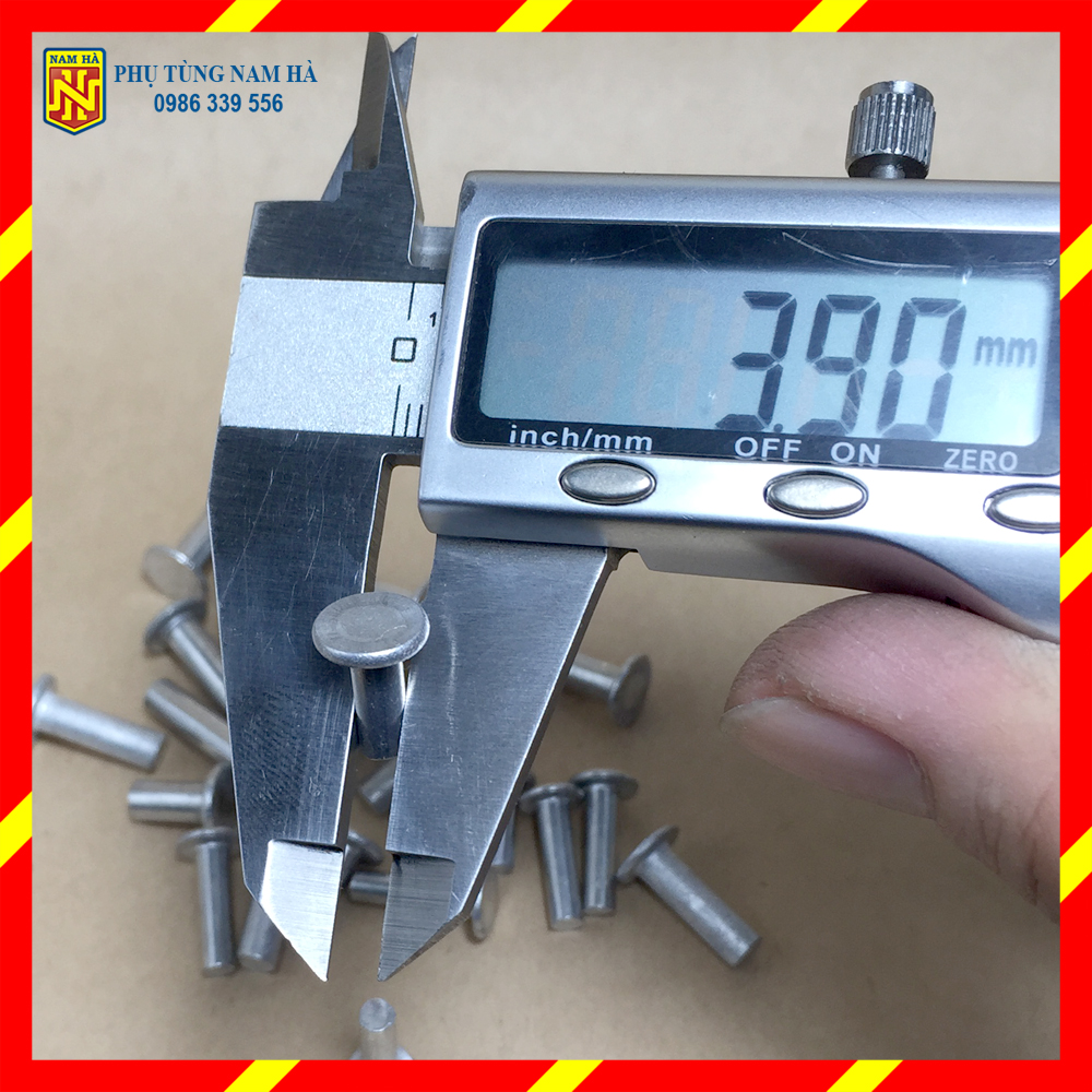 50gr Đinh nhôm tán đường kính thân phi 4 và phi 5