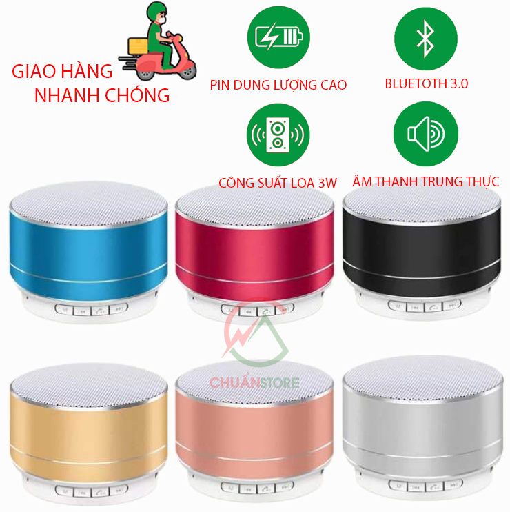 Loa Bluetooth A10 mini vỏ nhôm