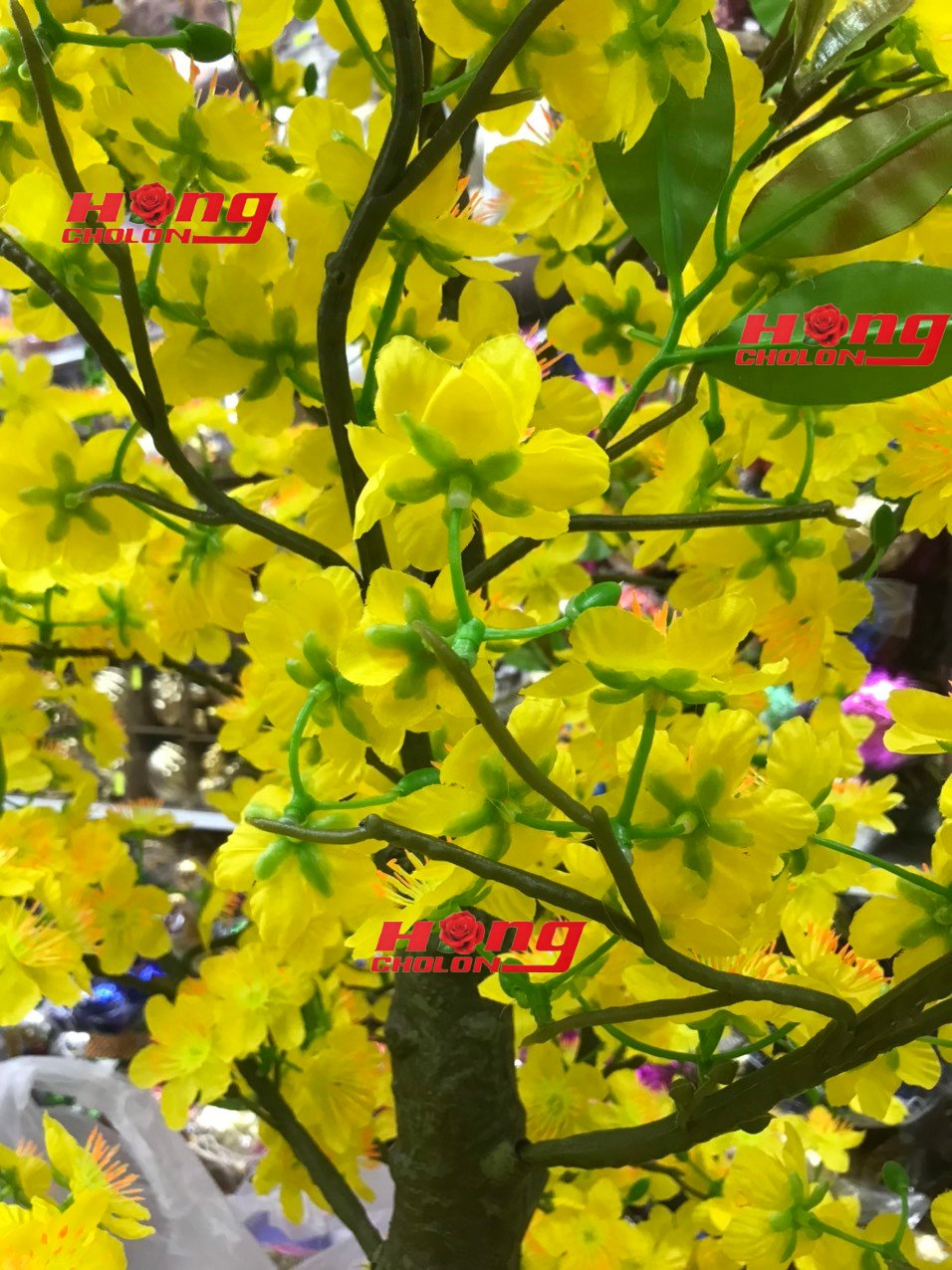 (GIÁ SỈ) Chậu mai nhựa cao 145cm - HM6