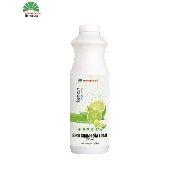 Siro Bưởi đỏ, Kim quất, Chanh Wonderful (có tép)