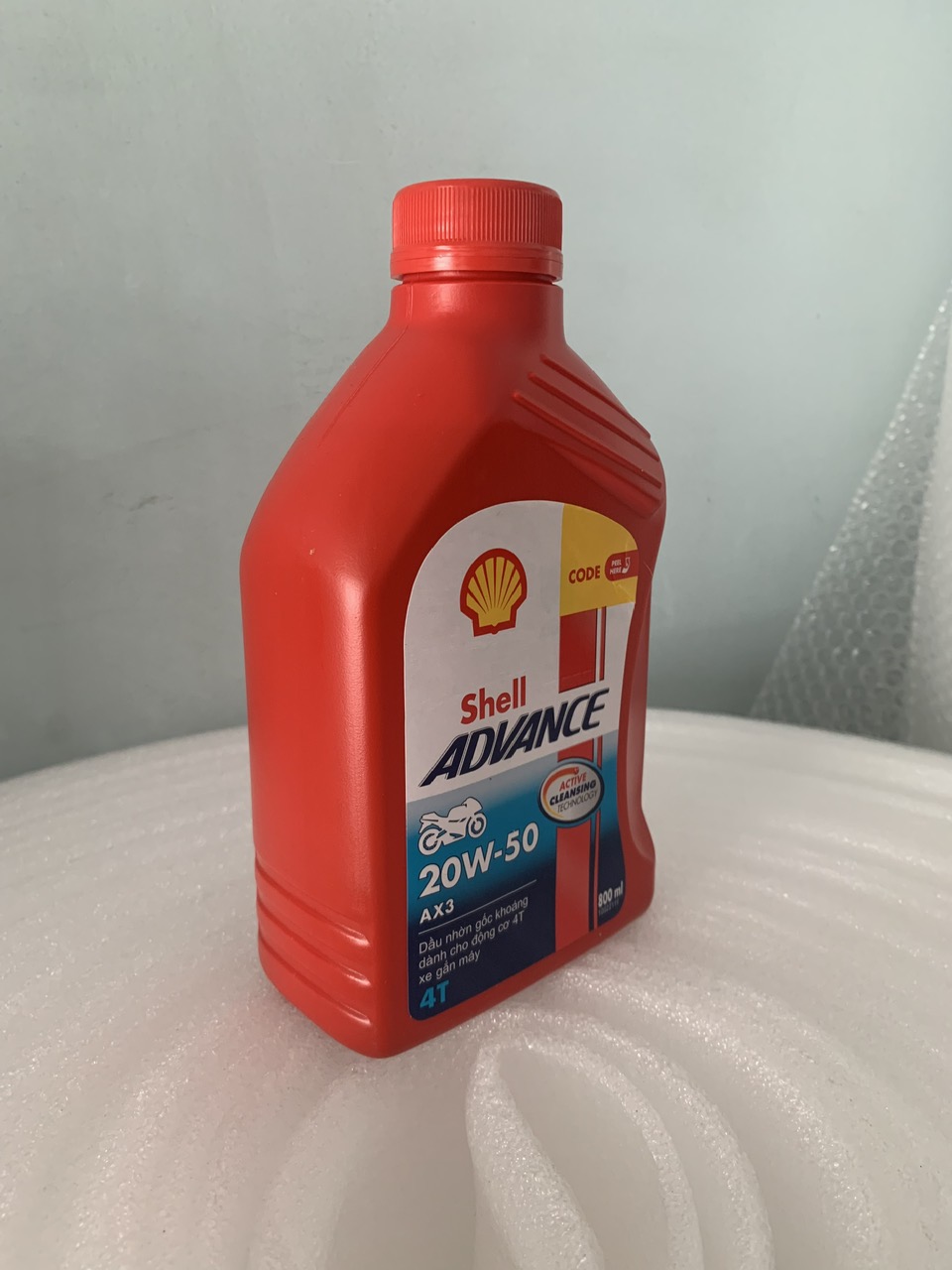 Nhớt SHELL ADVANCE AX3 (20W-50) 800ml cho xe số