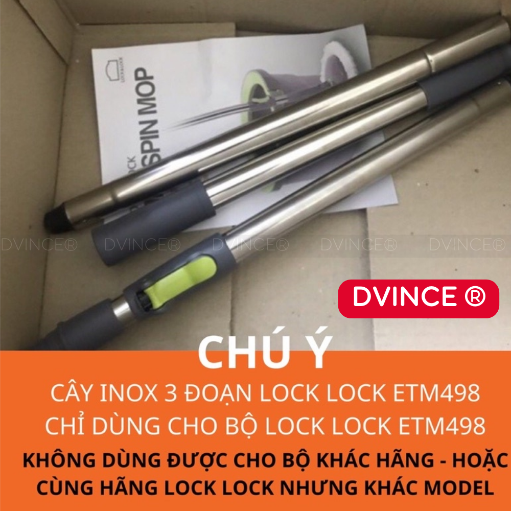 [Phụ kiện ETM498] Cây INOX 3 ĐOẠN LocknLock ETM498 | ETM494