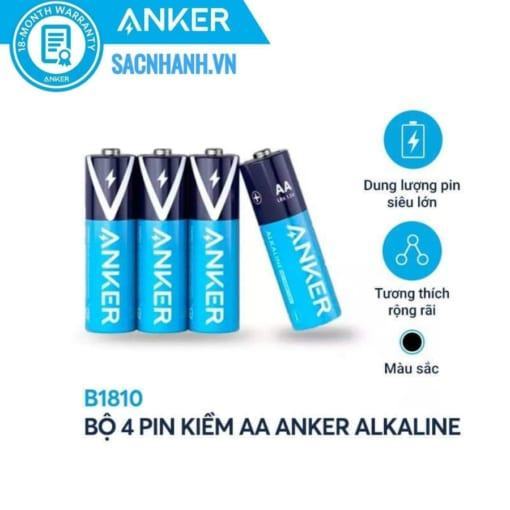Pin kiềm Alkaline ANKER AAA/AA