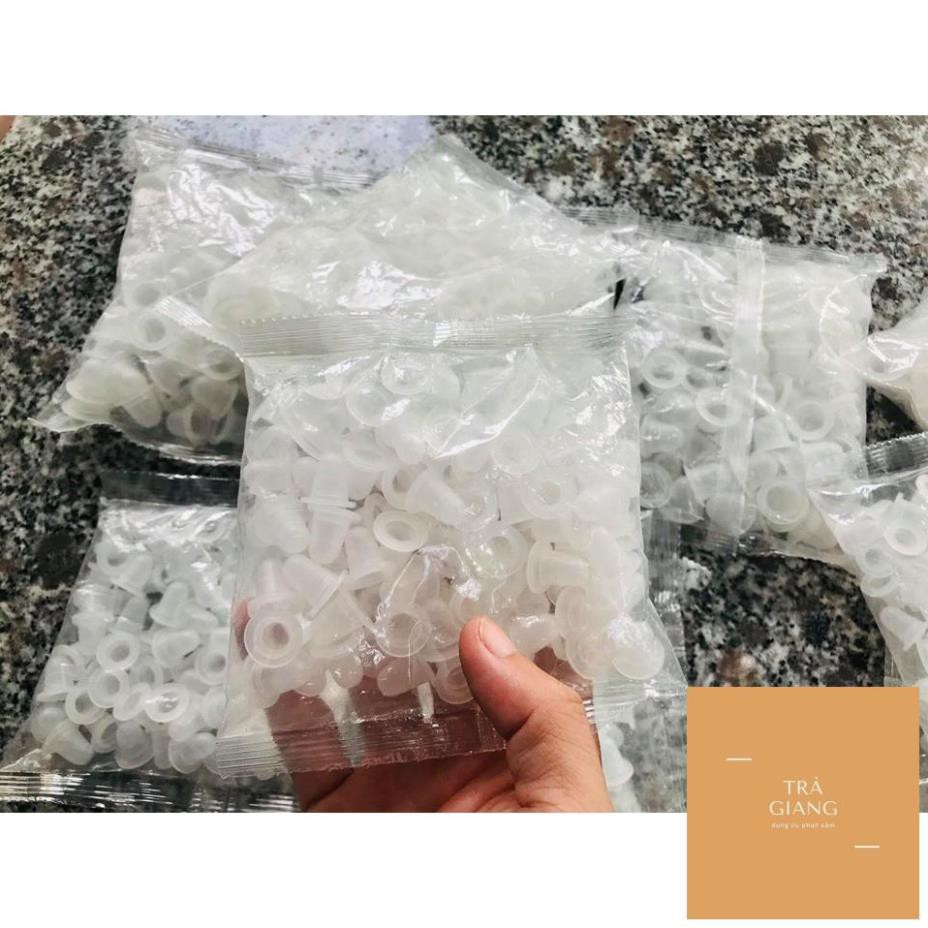Chum silicon đựng mực phun xăm (1 gói/100c)