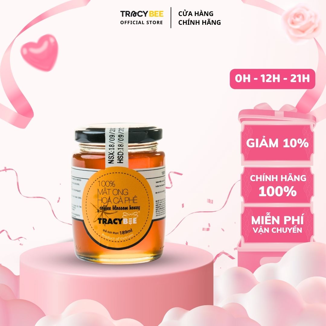 MẬT ONG HOA CÀ PHÊ TRACYBEE 220G