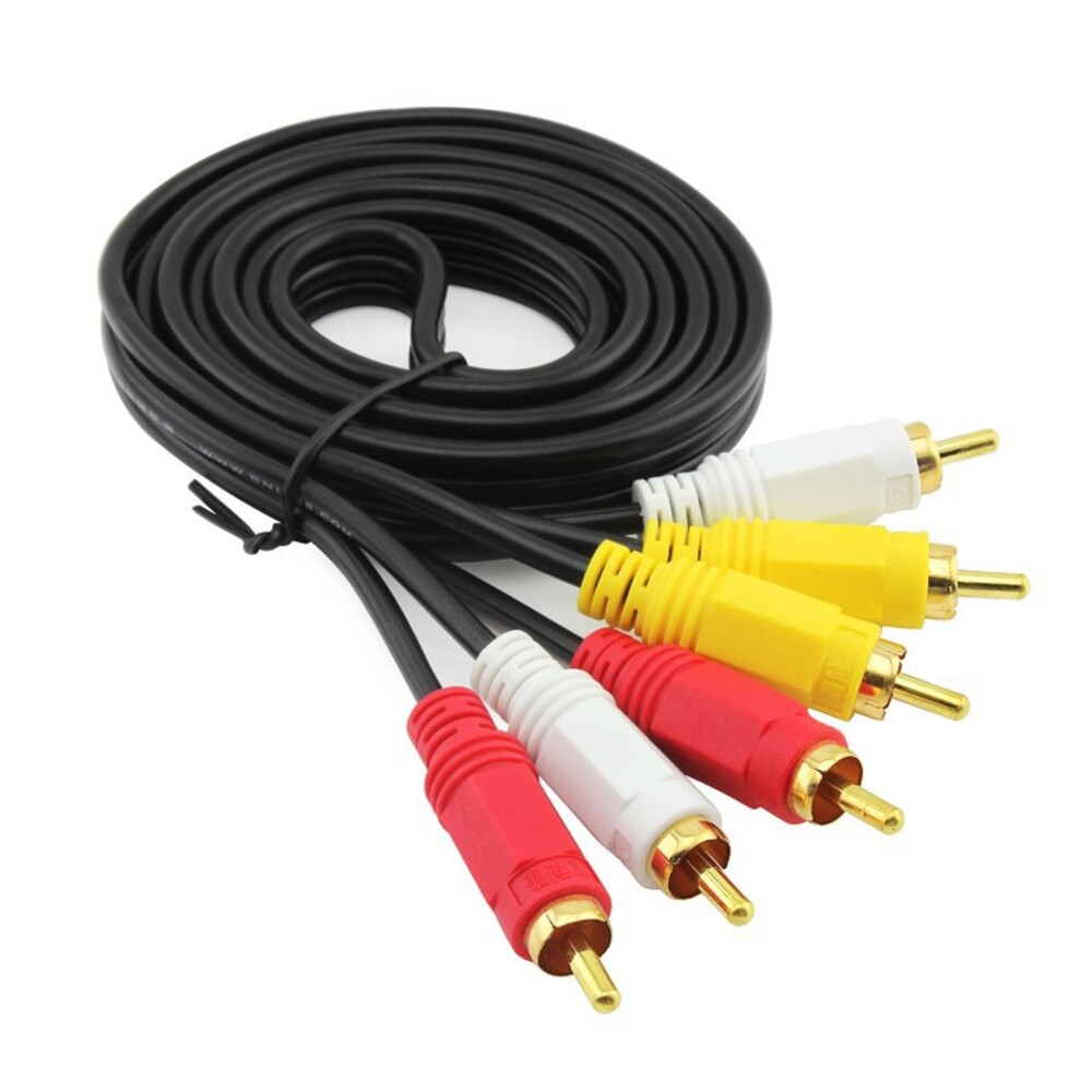 (HCM) Cáp AV RCA dây AV 6 đầu hoa sen dài 3m