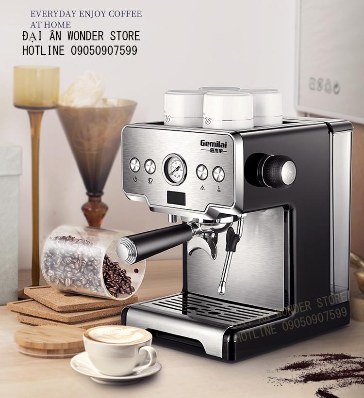 Máy pha cà phê espresso Gemilai CRM3605 tiêu chuẩn Barista