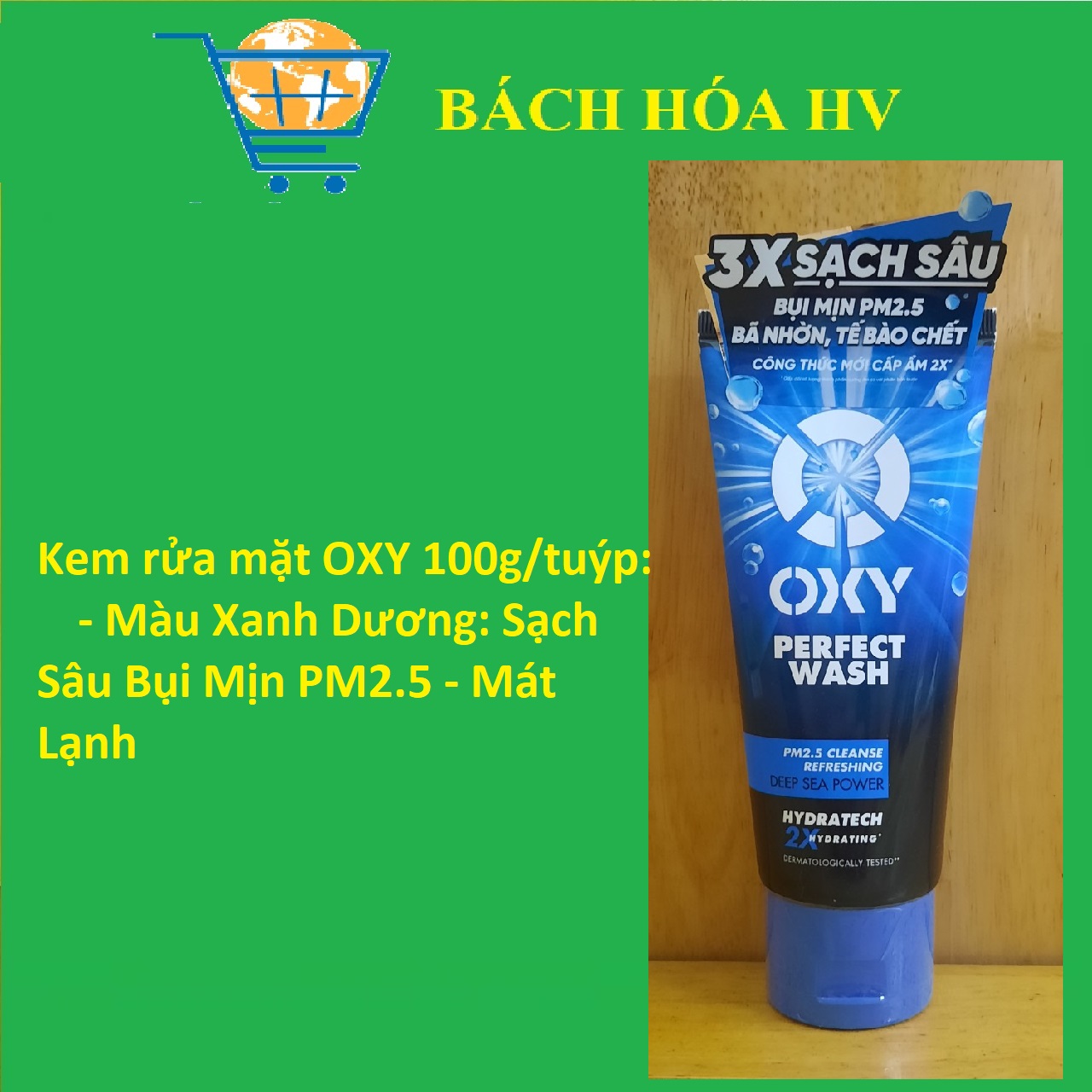OXY Kem Rửa Mặt 100g - BACH HOA HV