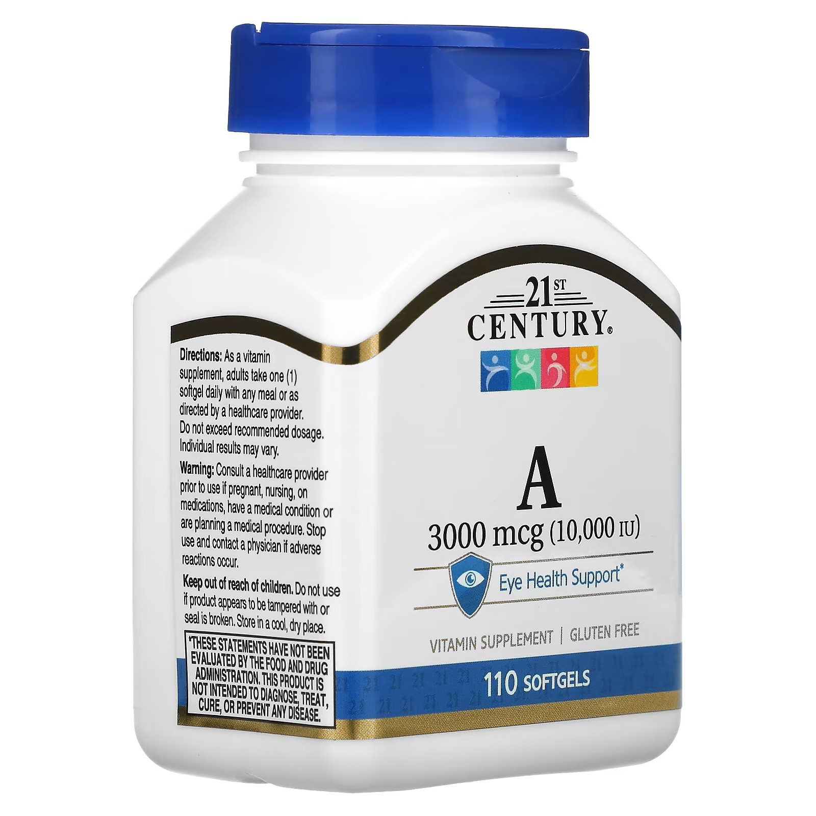 21st century , vitamin a, 3.000 mcg , 110 viên