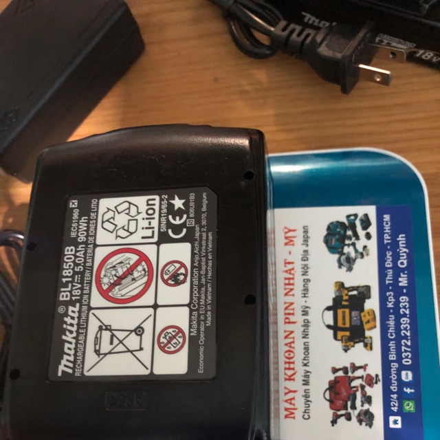 [HCM]Pin makita 18 v 5ah mới