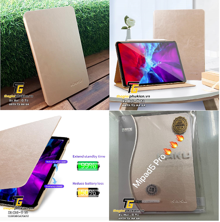 Bao da Xiaomi Pad 5 Pro, Pad 5 chính hãng Kaku