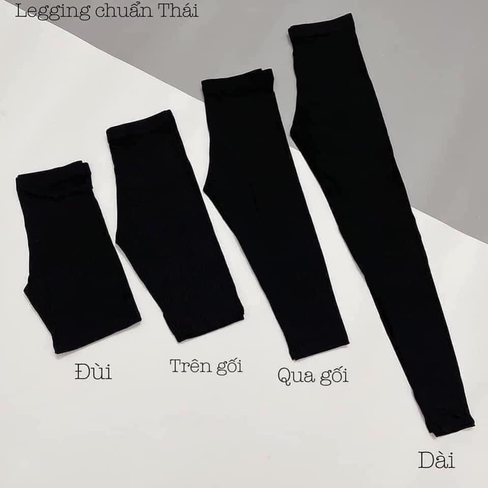 (40-72kg) Quần legging nữ ngố trên gối RAINBOW thái lan (legging nữ thun thái)