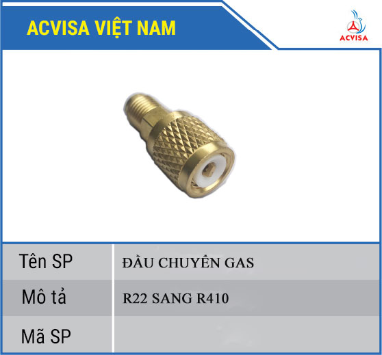 ĐẦu Chuyển Gas R22 Sang R410/ R410 Sang R22