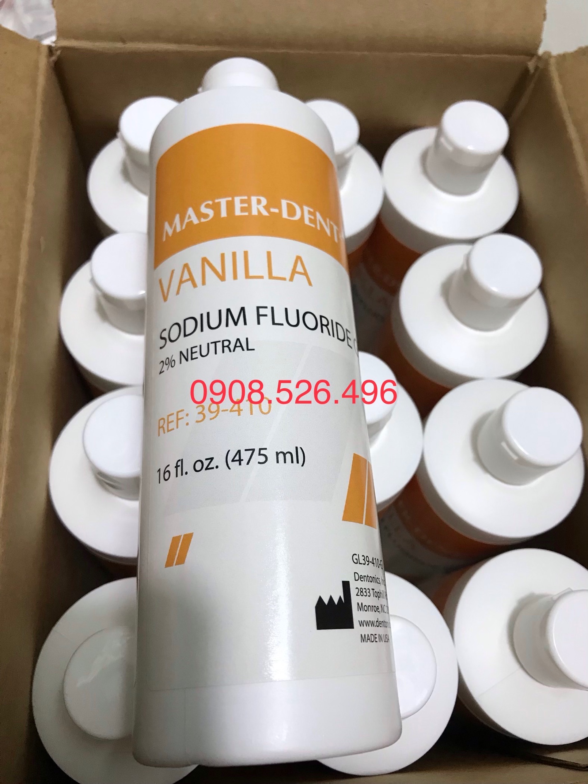 [HCM]Chăm sóc răng miệng Gel Flour 475ml hương vani
