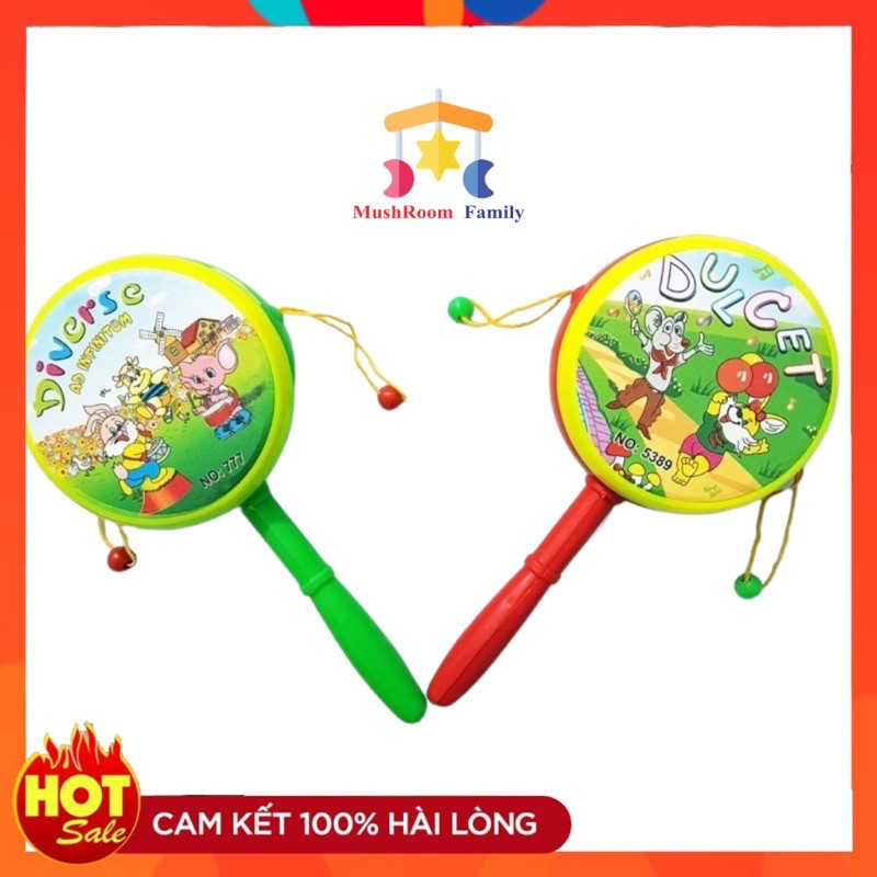 [HCM]Đồ Chơi Trống Lắc Tay Cho Bé