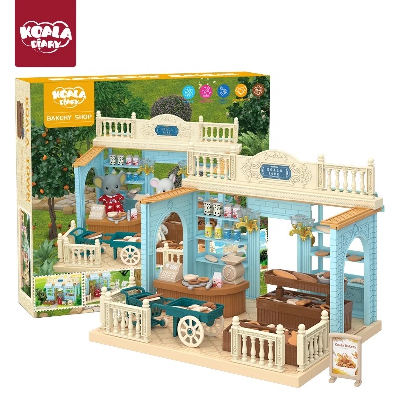 Bộ đồ chơi nhà búp bê đồ hàng mô hình 63 mãnh Koala đồ chơi nhập khẫu cao cấp cho bé bộ quà tặng gái