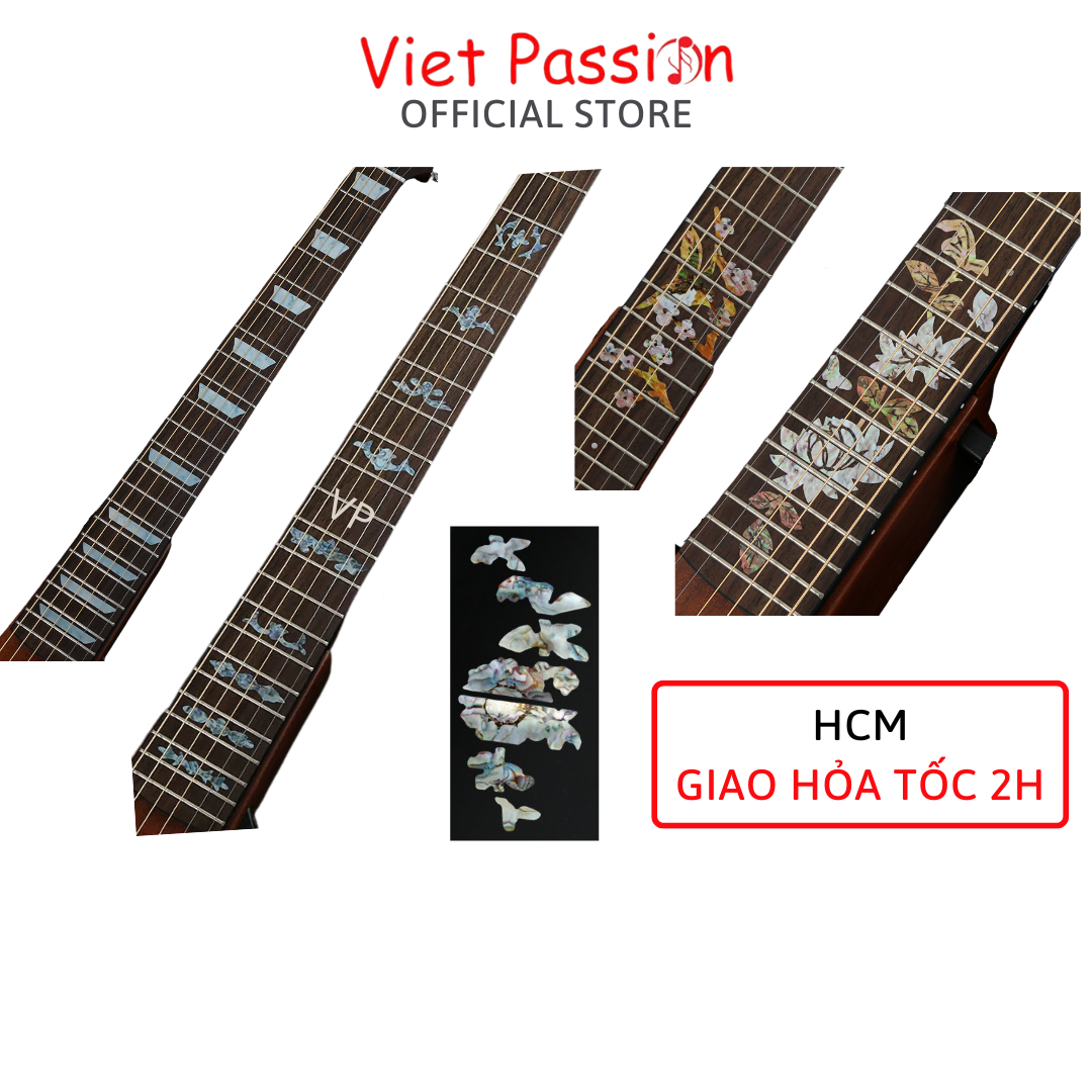 Sticker Miếng dán trang trí cần đàn guitar nhiều mẫu lựa chọn Viet Passion HCM