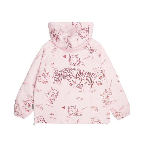 Áo khoác Davies nam nữ DSS Jacket D Devil SS2 - Pink - S