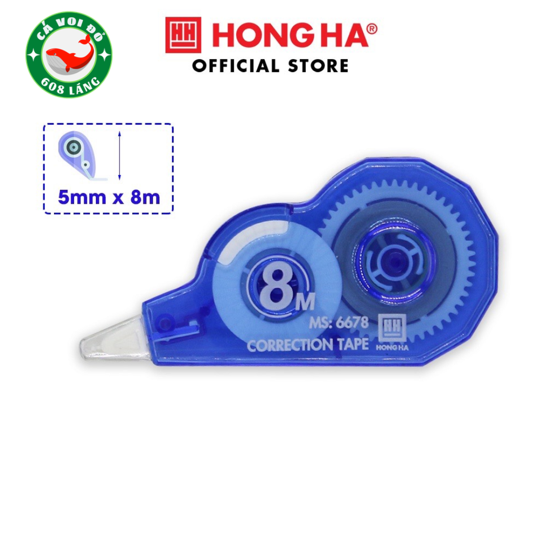 Bút xoá băng hồng hà 5mm x 8m - 6678