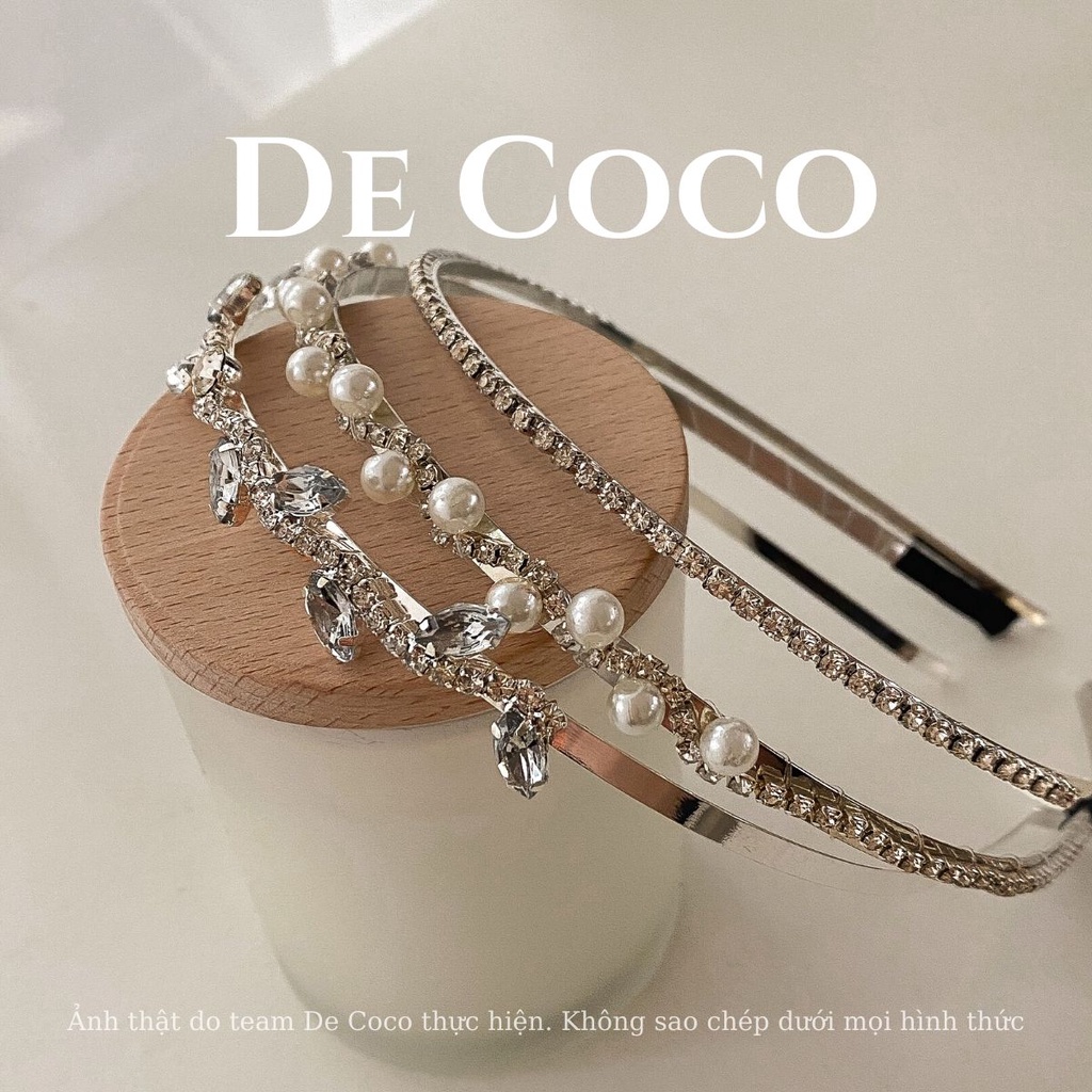 Bờm đính đá, băng đô đá lấp lánh Sparkle De Coco