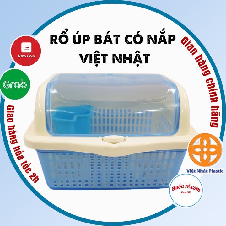 Rổ úp bát có nắp Việt Nhật, Kệ úp chén bát nhà bếp