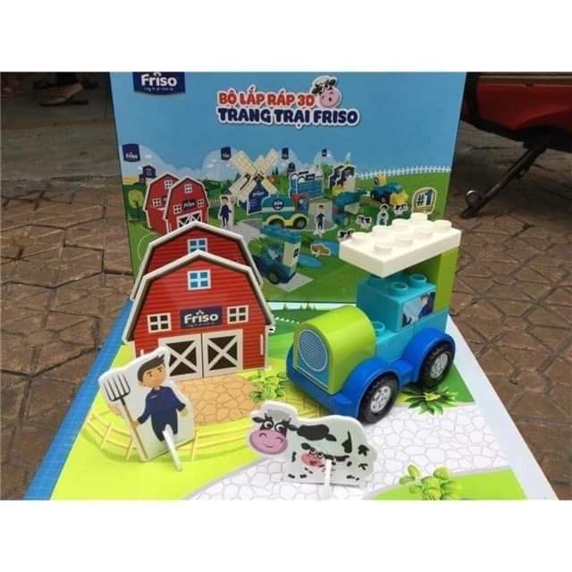 Bộ lắp ráp 3D Trang trại Friso