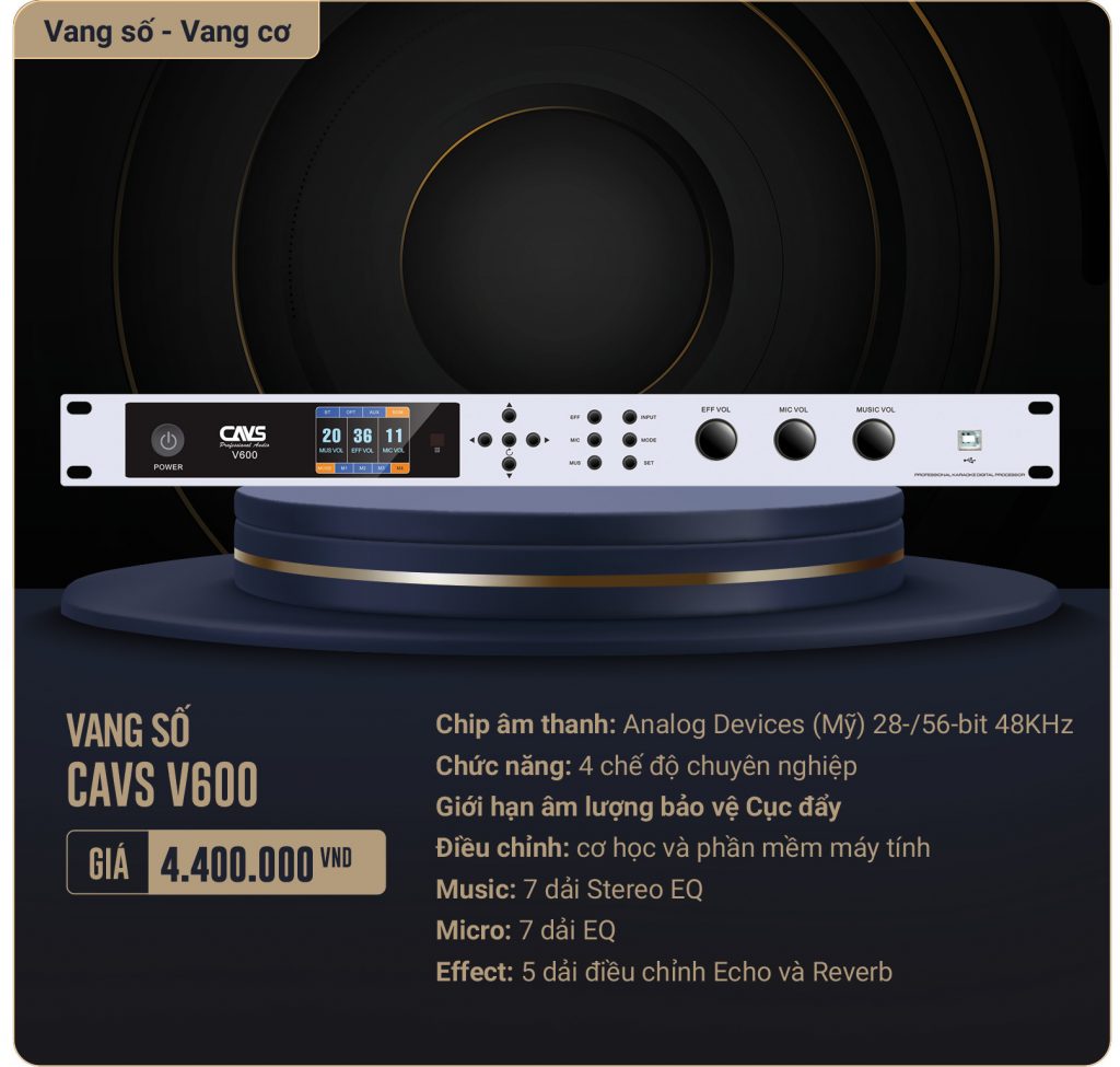 Vang số CAVS V600