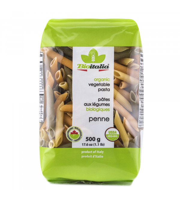 Bioitalia Penne rigate Vegetable 500g