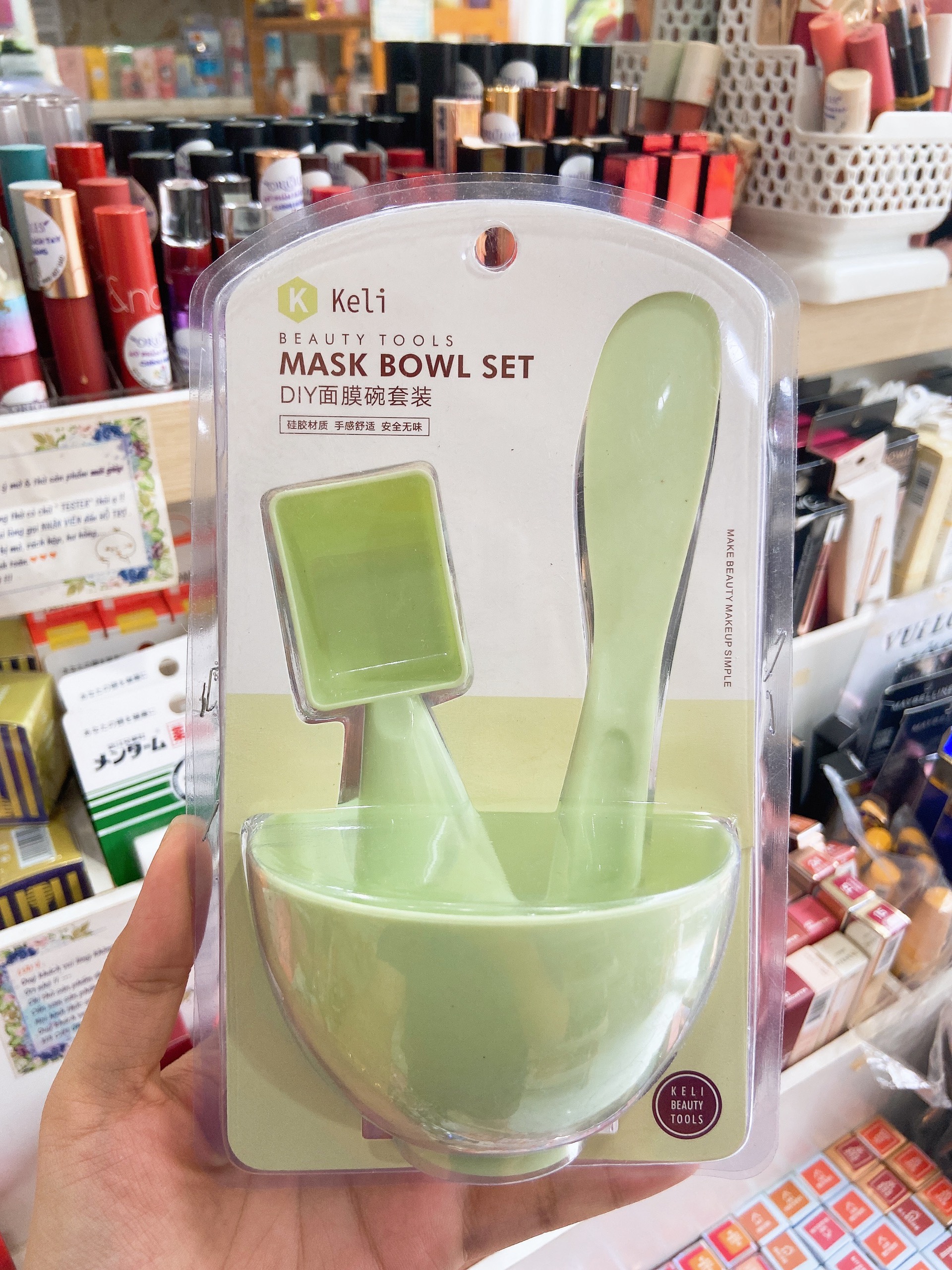 Bộ chén pha mặt nạ cao cấp Keli beauty tools mask bowl set