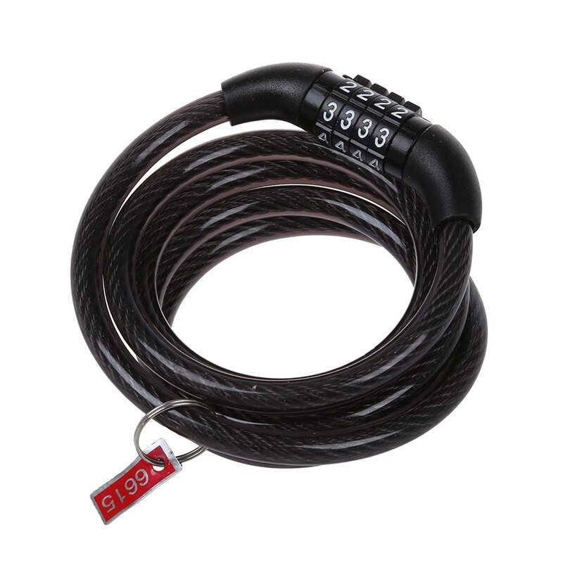 Khóa Dây 4 Số Bền Chắc Chống Trộm Cho Xe Đạp Xe Máy...